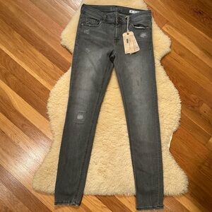 Zara Basic Denim grey skinny jeans